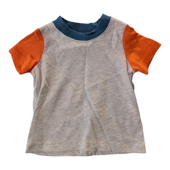 BBC-1‎ Carter's Toddler T-shirt 3m - Gray/Orange/Turquoise - Picture 1 of 3